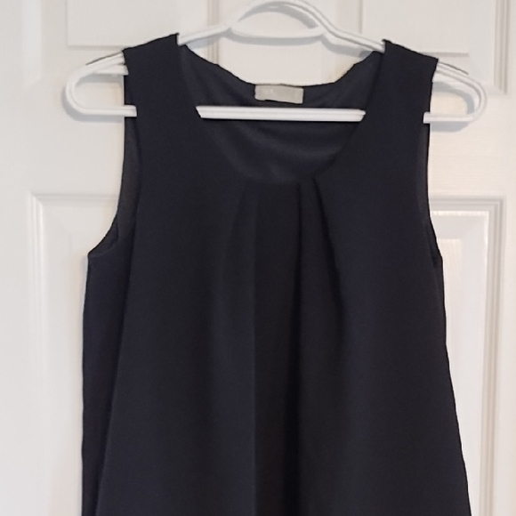 Chic Black Sleeveless Mini Dress - Picture 3 of 3